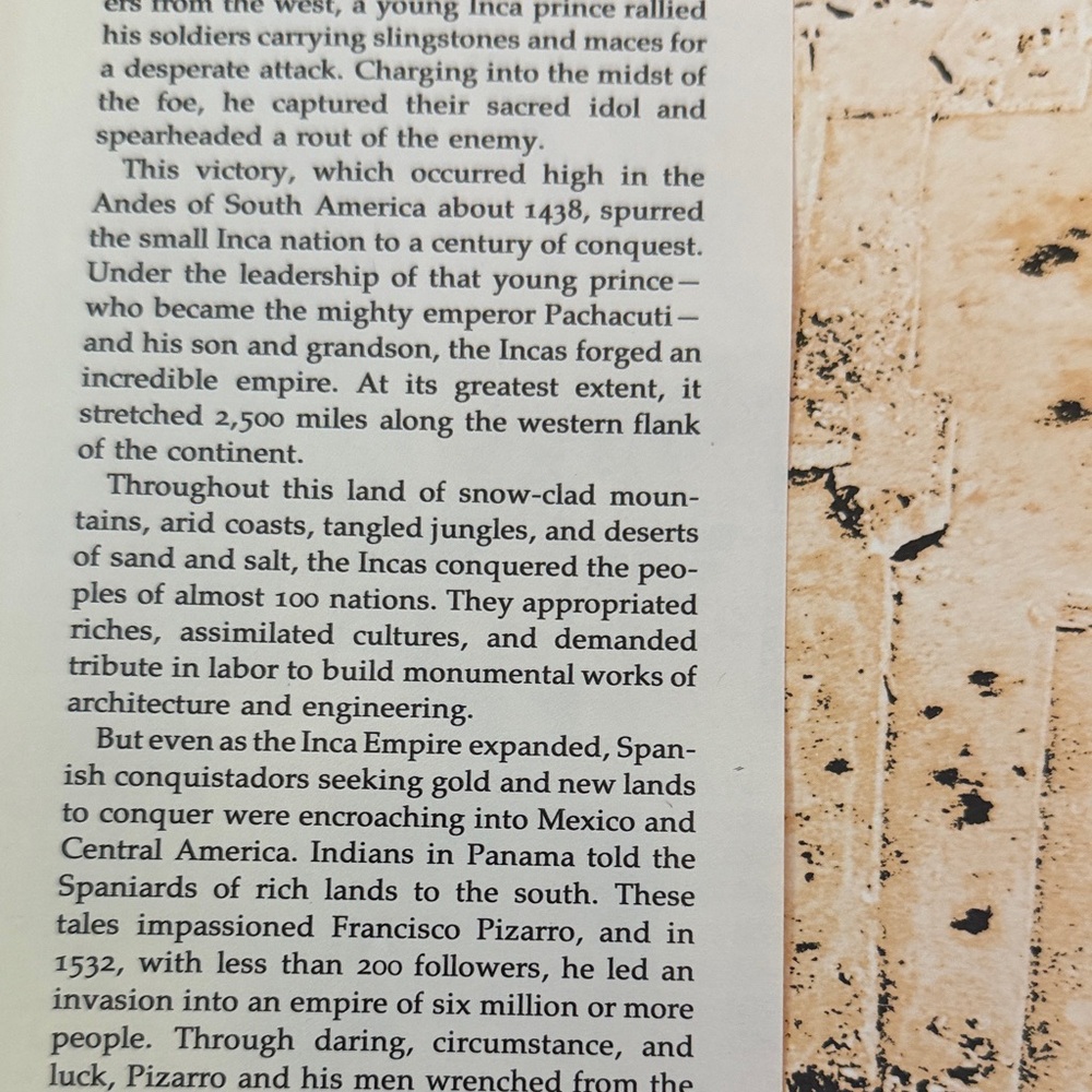 National Geographic The Incredible Incas Book - Blue and Gold Cover - Picture 3 of 11